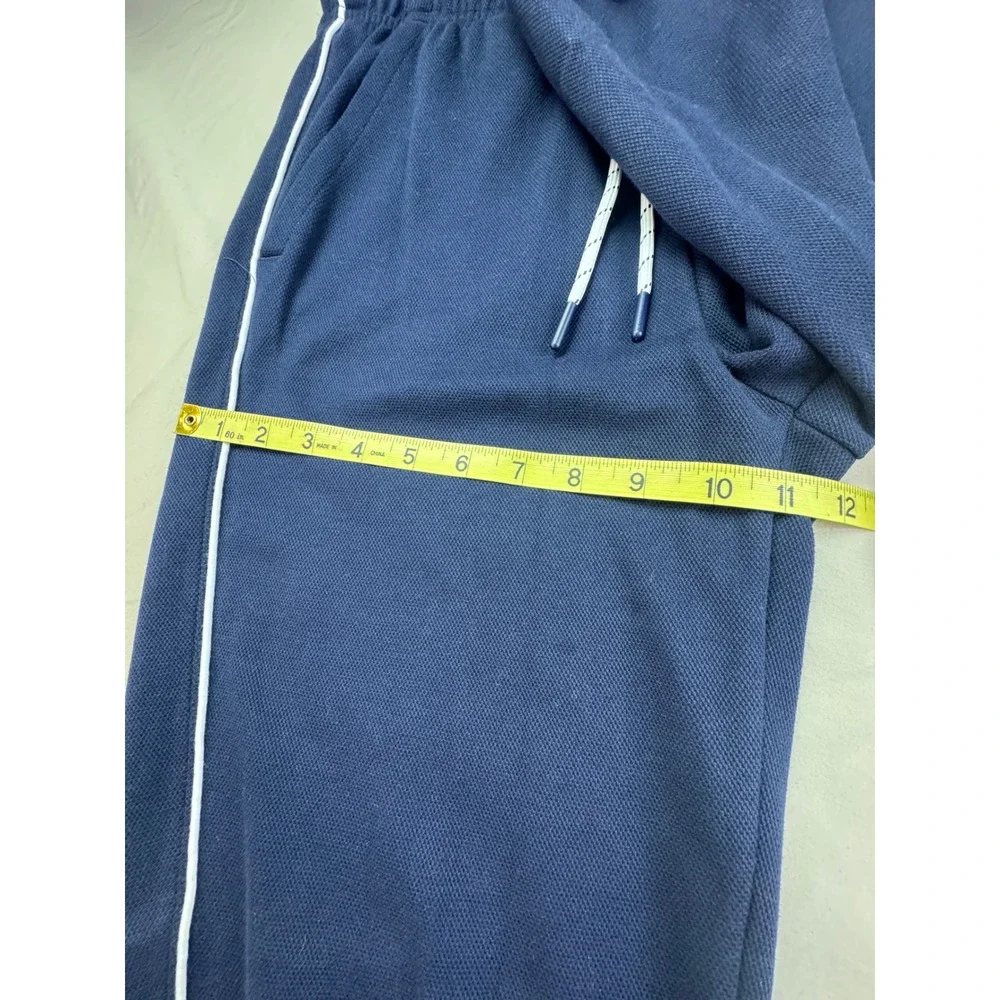 US Polo Assn Mens Navy Blue Side Stripe Jogger Sweatpants Small NWT